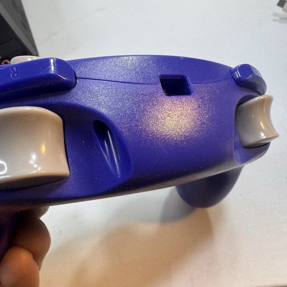 PowerA GameCube Style Wired Micro USB Controller Nintendo Switch Indigo Purple